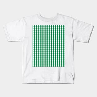 Southern Green Gingham Kids T-Shirt